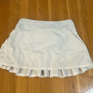 ivivva white tennis skirt